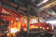 Scenes in steel mill